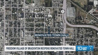 Freedom Village of Bradenton is reopening the renovated town hall on Wednesday