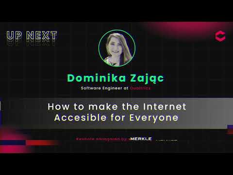 CODEstantine 7 | Dominika Zając - How to Make the Internet Accessible for Everyone