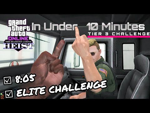 Under 10 Minutes | Casino Heist Career Challenge | GTA Online PS5