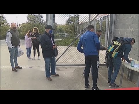 El San Cristóbal perd amb la FE Grama el primer partit amb públic a Ca n'Anglada