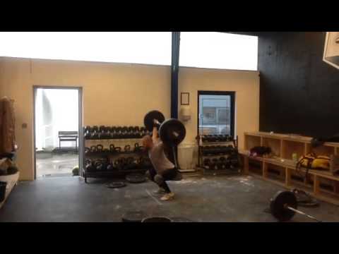 Snatch  65 x 3 reps by Dan Bjerregaard