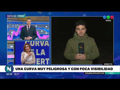 Ruta 33: La curva de la muerte sigue causando siniestros - Telefe Rosario