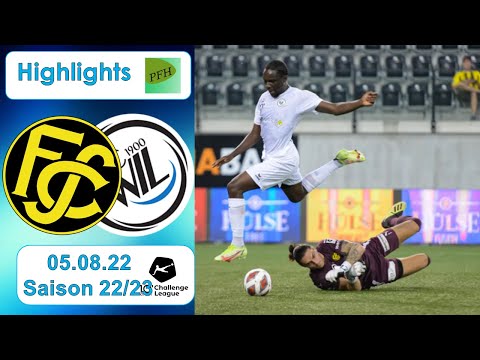 Highlights: FC Schaffhausen vs FC Wil (05.08.22)