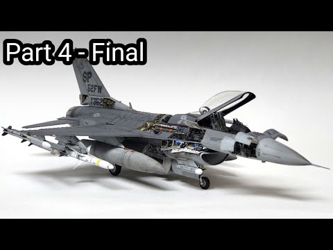 TAMIYA 1/48 F-16CJ FIGHTING FALCON(BLOCK50) Build - Part4 Final
