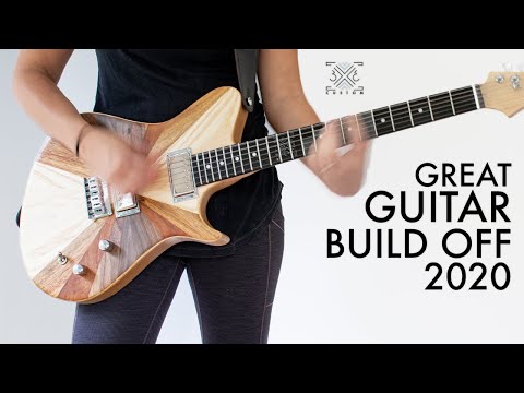 Great Guitar Build Off 2020 Entry - Sunburst Veneer Experiment