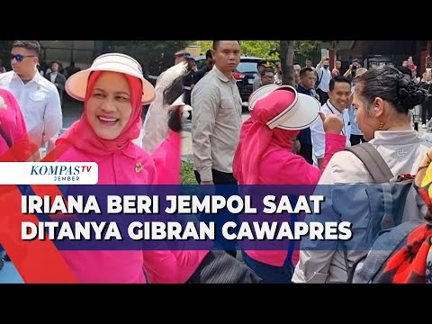 Momen Ibu Negara Iriana Beri Jempol saat Ditanya Gibran Jadi Cawapres Prabowo