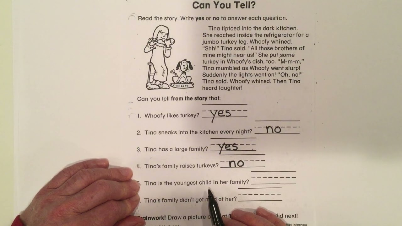 Inference worksheet 19