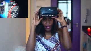 Funny First VR Headset Experience