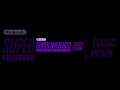 SNES Startup Screen In Purple Game SNES Snesclassic