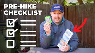DON'T FORGET To Check These 9 Things Before a Backpacking Trip