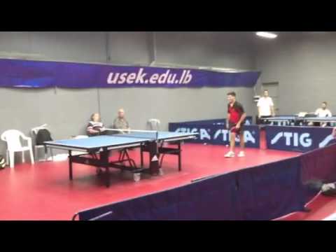 Joe AJAMI- Table tennis exhibition