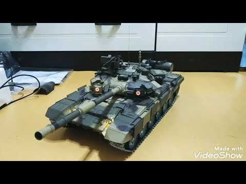 rc tank Russia🇸🇰 t90 scale 1/16  test 🤑🤑185$  مواصفات حقيقية احترافية