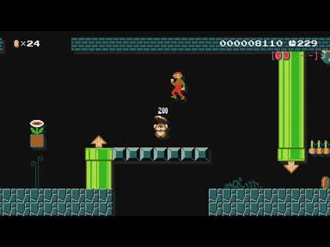 Super Mario Retrospective : W5-2 by ベルホヤンスク - Super Mario Maker - No Commentary 1bn