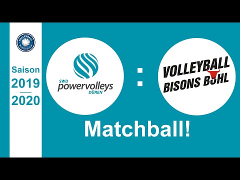 Matchball! SWD powervolleys Düren - Bisons Bühl, Saison 2019/2020