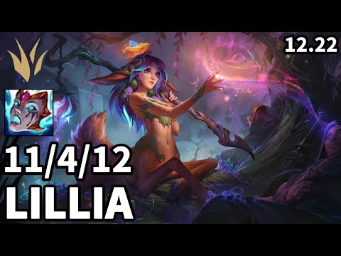 Lillia Jungle vs Nidalee - KR Master | Patch 12.22