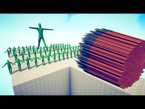 GIANT ZOMBIE WITH ARMY vs EVERY GOD - Totally Accurate Battle Simulator TABS