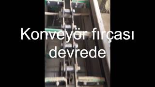 Zincirli konveyör fırçası uygulama avantajları