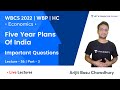 Five Year Plans Of India Part 3 Indian Economy WBCS WBPSC WBP WB Exams Arijit Basu