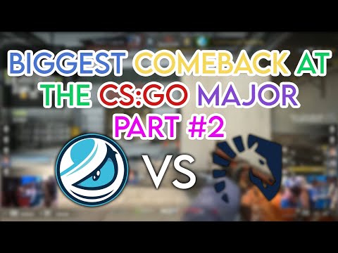 BIGGEST COMEBACK AT THE CS:GO MAJOR - Luminosity Gaming vs Liquid (Map #2 Cache Highlights)