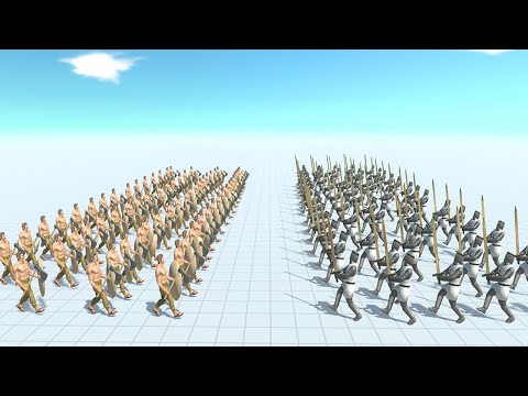 50vs50 Ancient Humans Tournament - Animal Revolt Battle Simulator