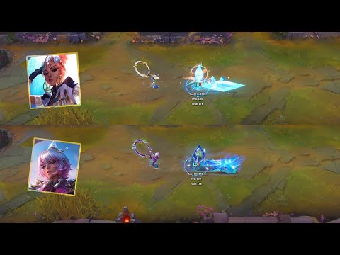 Prestige Battle Academia Qiyana vs Prestige True Damage Qiyana - Skin Comparison - League of Legends
