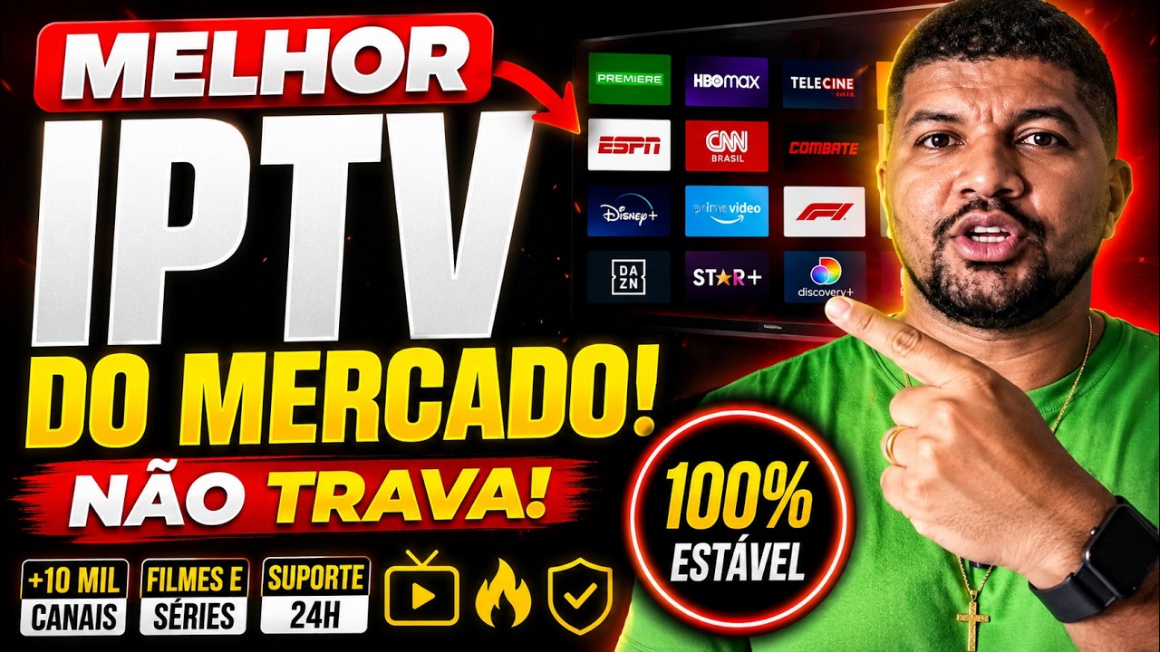🚨 IPTV 2026 ATUALIZADO - TESTEI O MELHOR IPTV DO BRASIL! +10 MIL CONTEÚDOS SEM TRAVAMENTOS