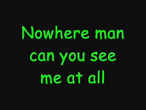 The Beatles Nowhere man lyrics