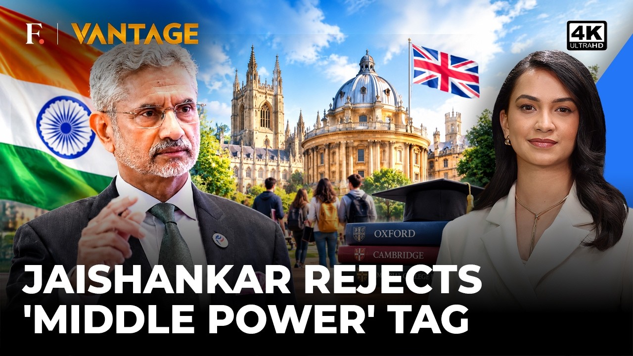 'India is not Middle Power... But Power in The Middle' | Jaishankar Schools World | Vantage
