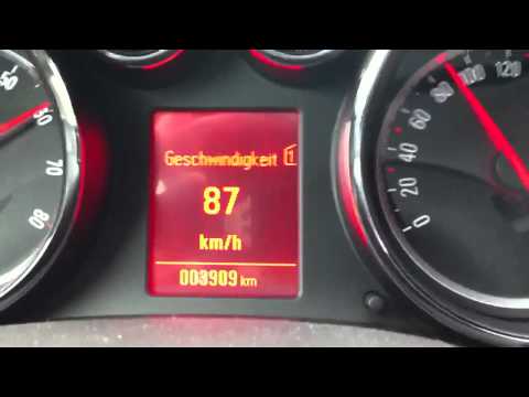 Opel Astra J 1.4 Turbo 103KW / 140PS  0-100km/h Beschleunig