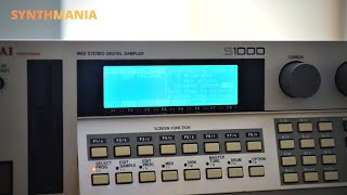 Video thumbnail for AKAI S1000 vintage sounds by SynthMania