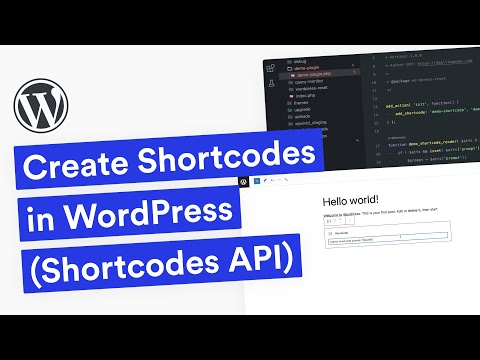 Create Shortcodes Using Wordpress Shortcodes Api Wordpress Plugin Development