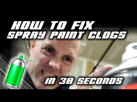 Spray Can Clogs - Spray Paint - Crazy Easy Fix - Dark Arts Method - LOL...