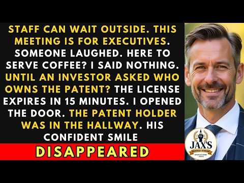 CEO Told Me To Wait Outside Boardroom In Front Of Investors —He Didn't Know I Owned The $1 8B Patent
