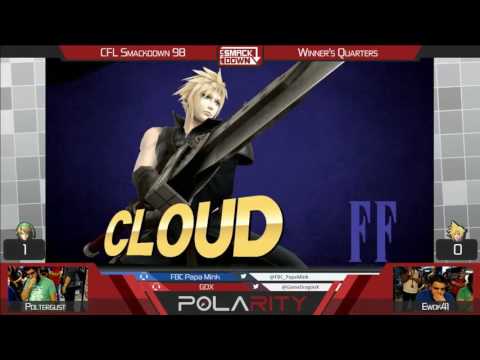 CFL Smackdown 98 WiiU - Poltergust (Link) vs Ewok41 (Cloud) - Winners Quarters