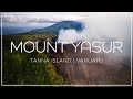 Mount Yasur Volcano Tanna Island Vanuatu Cinematic Aerial Film