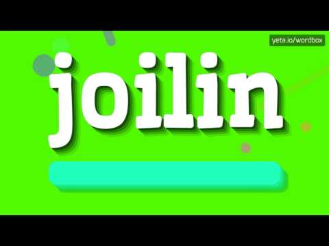 JOILIN - HOW TO PRONOUNCE IT!?