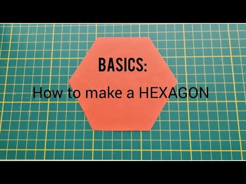 How to make and cut a HEXAGON from a square | Easy and Accurate | Origami | Papercrafts | Basics