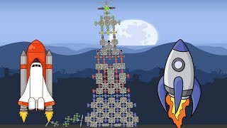 Bad Piggies - INTERESTING BIGGET SPACE NASA ROCKET EVER!