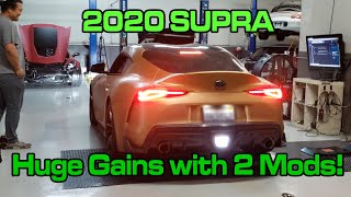 2020 Supra Makes Big Gains with 2 mods!