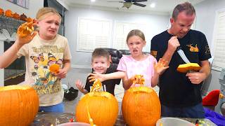Pumpkin Carving Gone Wrong!! Our Pumpkins Melted and Grew Mold!