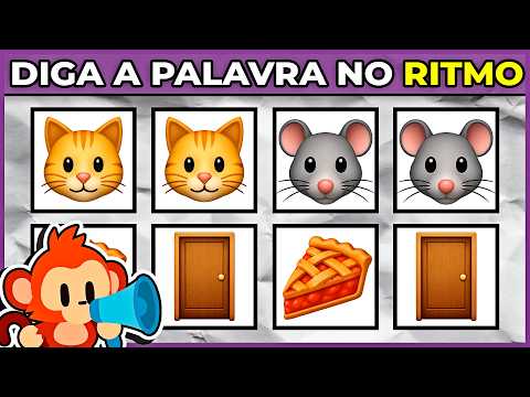 [[ NOVO DESAFIO ]] 📢 DIGA A PALAVRA NA BATIDA | Níveis: 🟩 Fácil 🟨Médio 🟥 Difícil #macaquiz