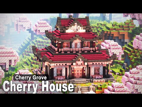 EPIC Minecraft Japanese Cherry House - Mind-Blowing Build!