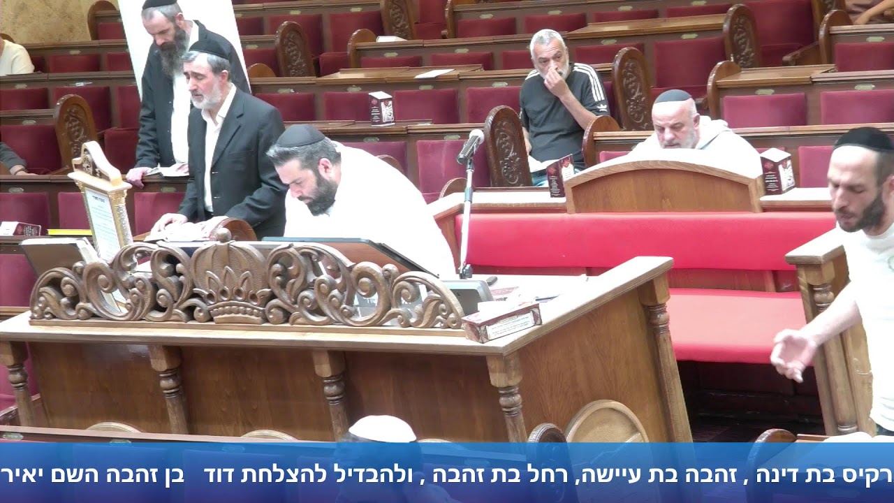 הרב אייל עמרמי - תפילת מנחה וערבית - יג' אייר תשפ"ו