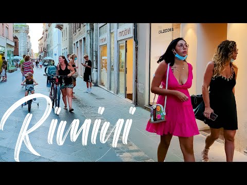 NOT LIKE EVERYONE ELSE RIMINI. Italy - 4k Walking Tour around the City - Travel Guide. #Italy