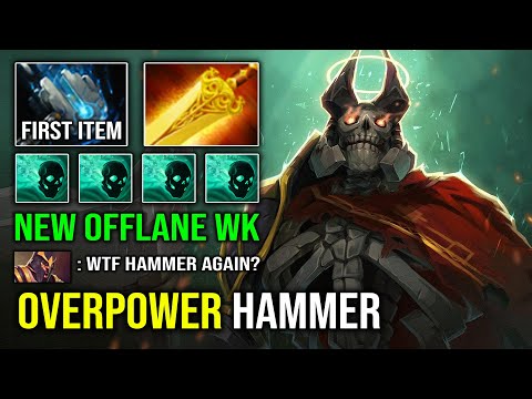 Meteor Hammer Turns WK Into an OP Offlane Hero in 7.32e with Stun + Hammer Combo EZ GG Dota 2