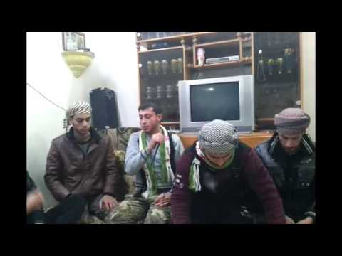 جلسة لكتيبة عمر المختار مع عدد من المنشقين في البوكمال