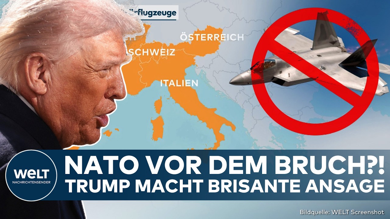 NATO: Donnerschlag! Trump stellt Bündnis offen infrage! Streit mit USA spitzt sich dramatisch zu