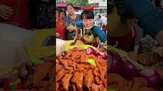 Tianjin Street Food - Braised Pork, and Braised Pig Intestines