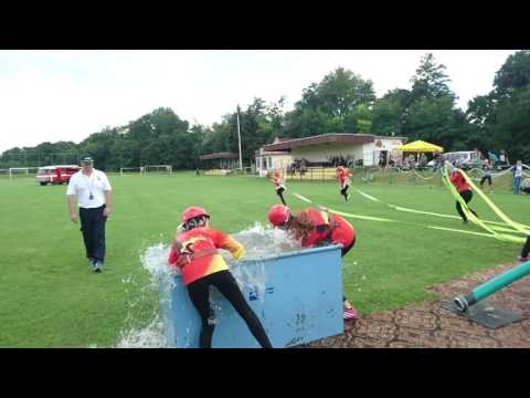 13.8.2016. Radošvce pohárová sútaž. Dhz Letničie- ženy 1 pokus(prvé miesto)čas.24:87ss