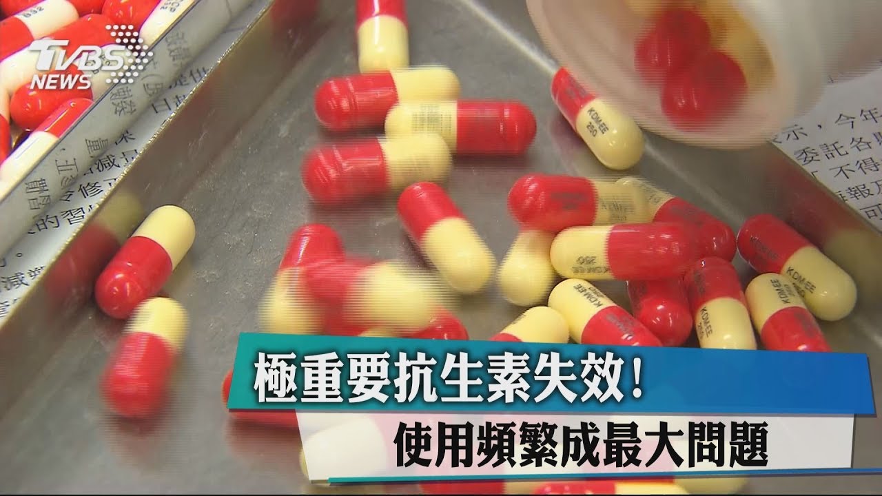 極重要抗生素失效! 使用頻繁成最大問題